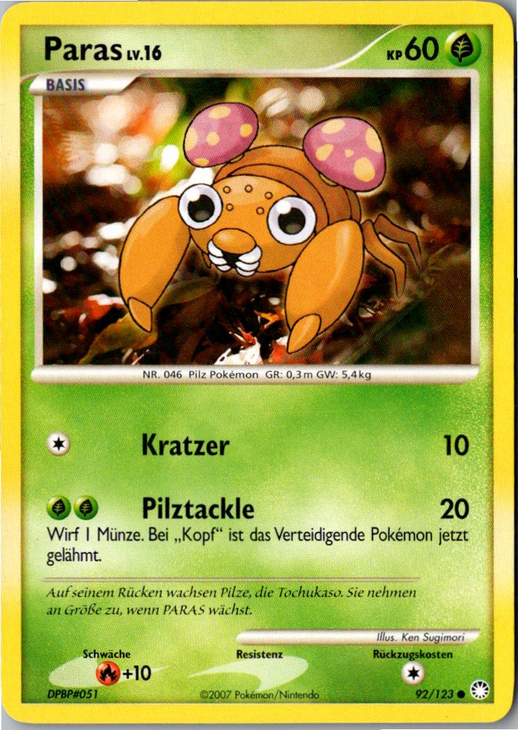 Paras 92/123 Geheimnisvolle Schätze – Vorderseite