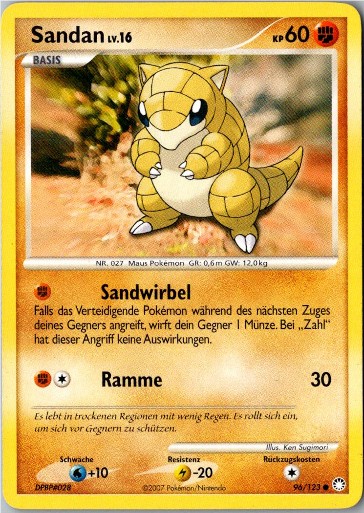 Sandan 96/123 Geheimnisvolle Schätze – Vorderseite