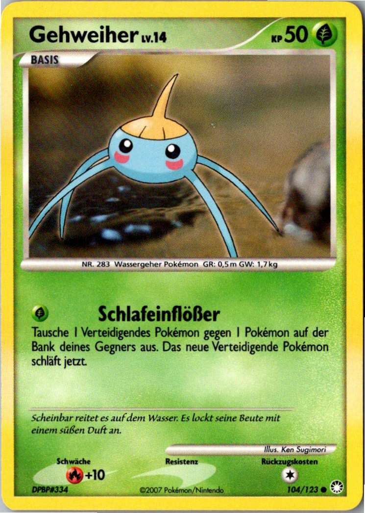 Gehweiher 104/123 Geheimnisvolle Schätze – Vorderseite