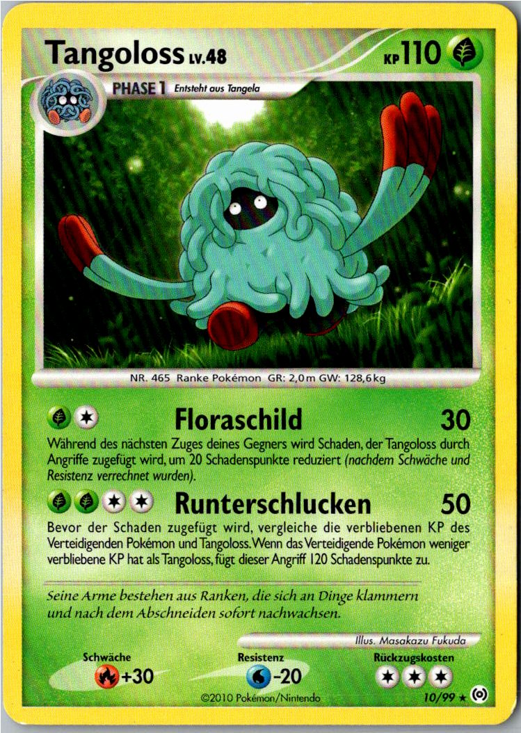 Tangoloss 10/99 Arceus – Vorderseite