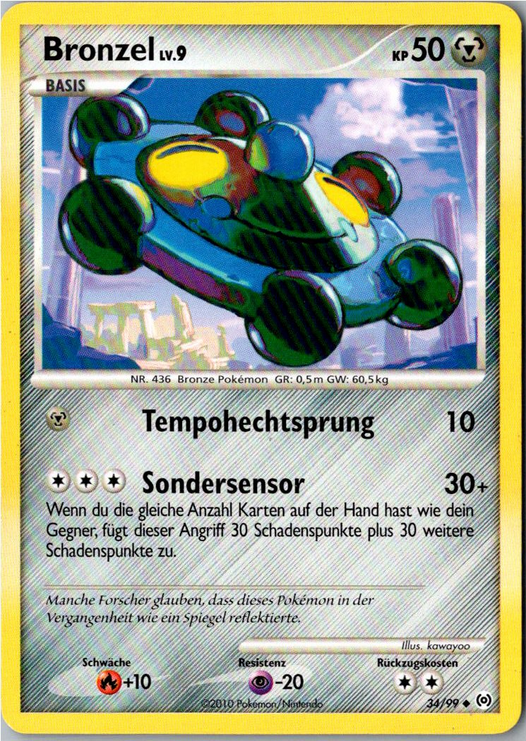 Bronzel 34/99 Arceus – Vorderseite
