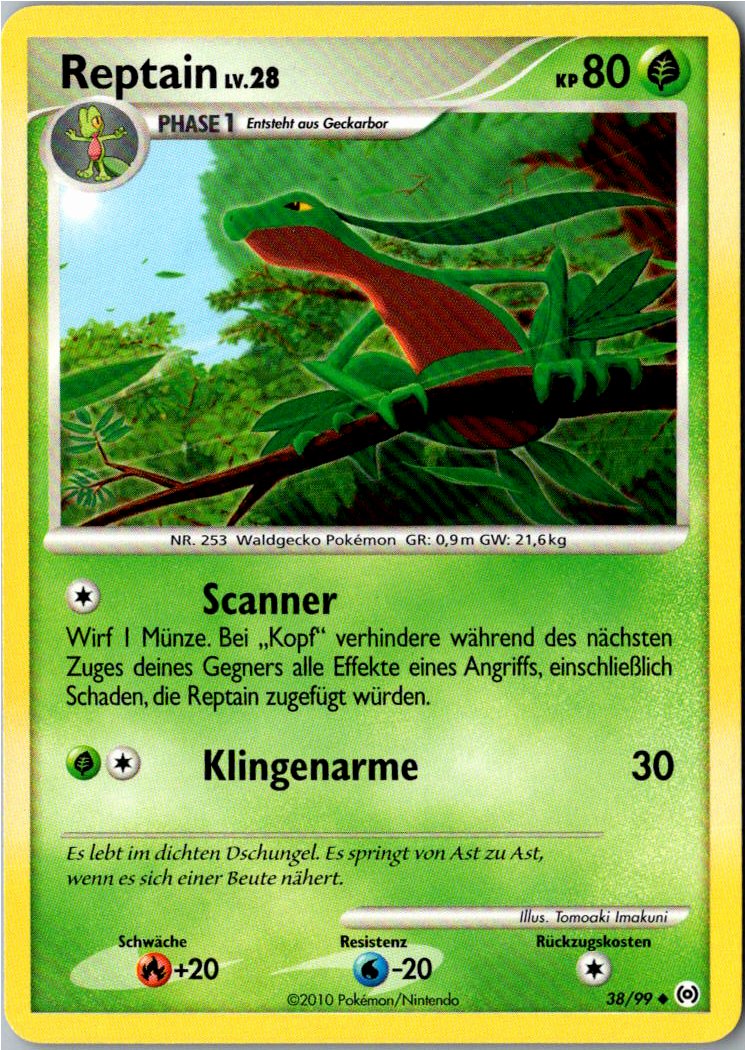 Reptain 38/99 Arceus – Vorderseite