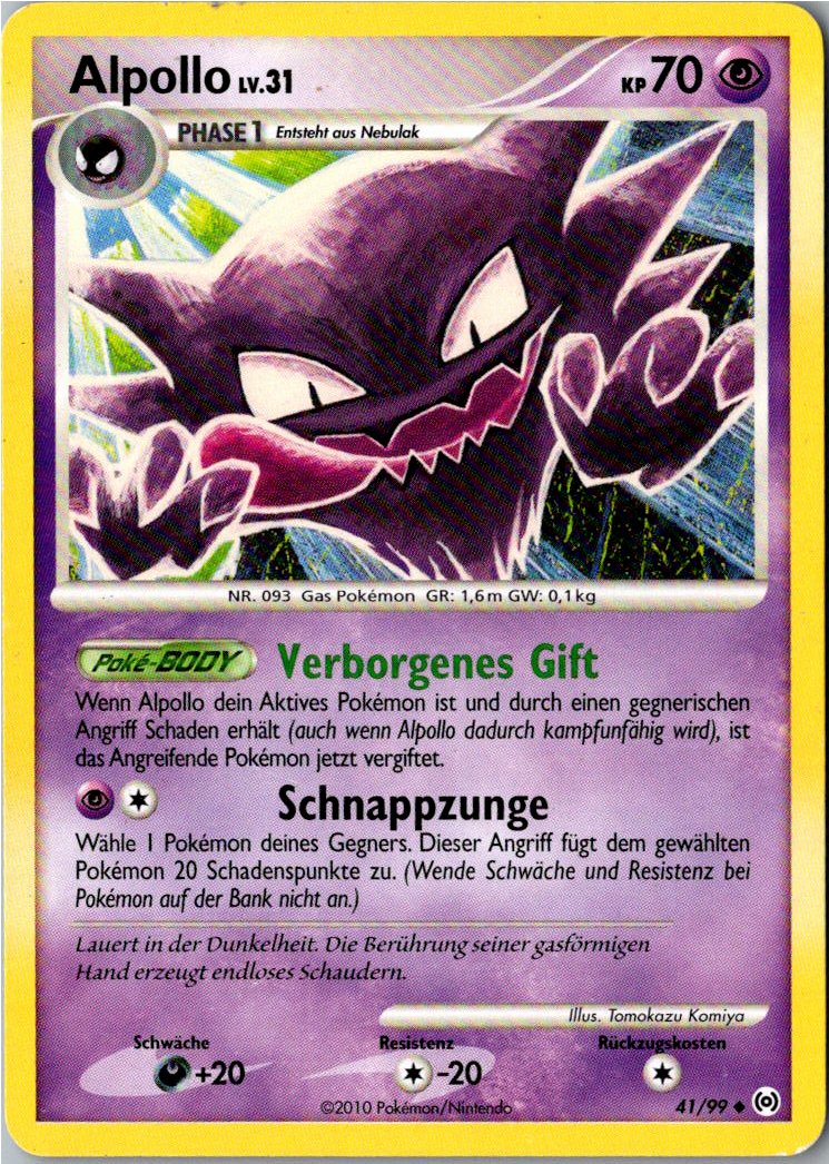 Alpollo 41/99 Arceus – Vorderseite