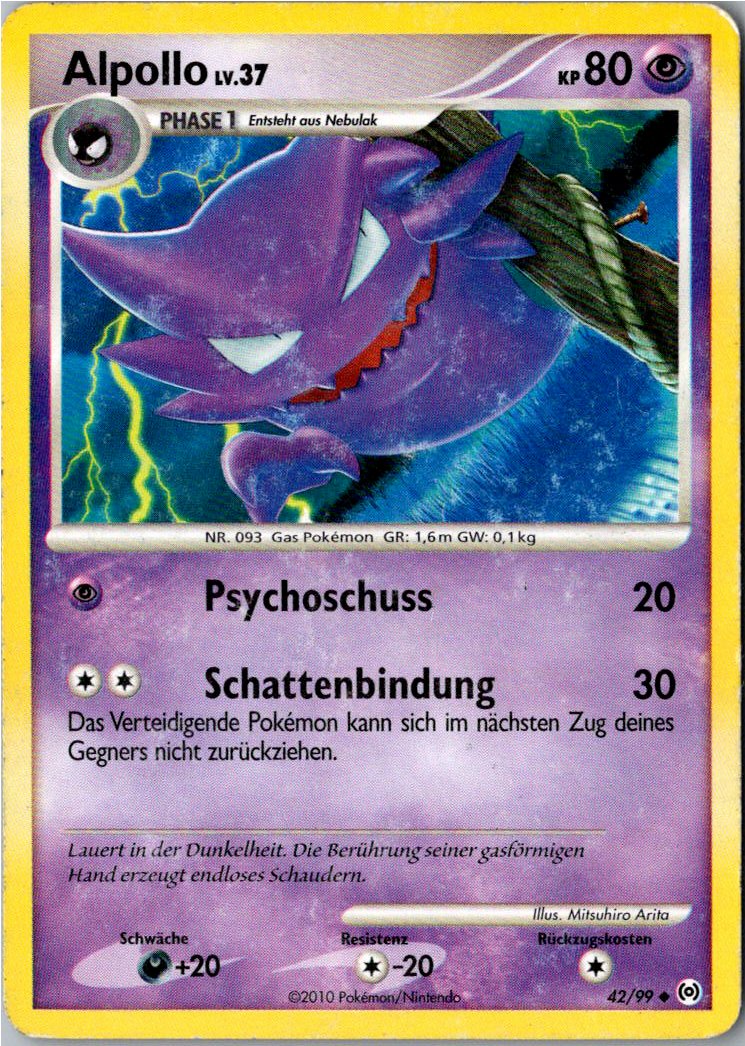 Alpollo 42/99 Arceus – Vorderseite