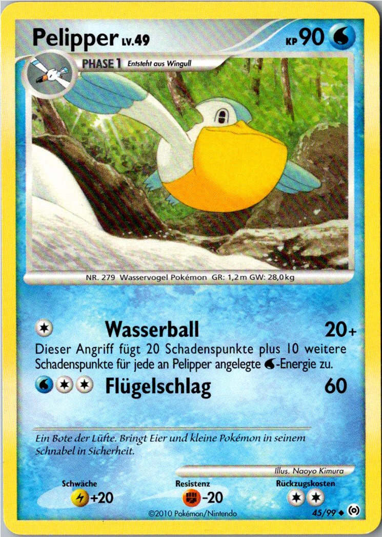 Pelipper 45/99 Arceus – Vorderseite