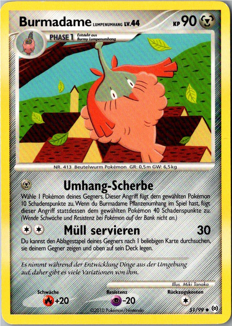 Burmadame Lumpenumhang 51/99 Arceus – Vorderseite