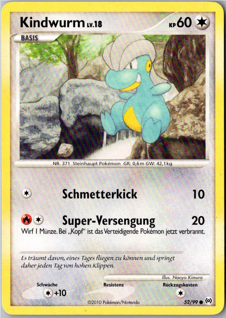 Kindwurm 52/99 Arceus – Vorderseite