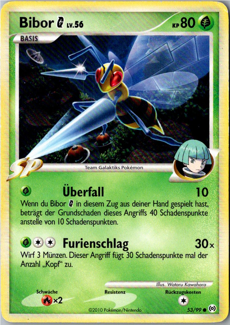 Bibor 53/99 Arceus – Vorderseite