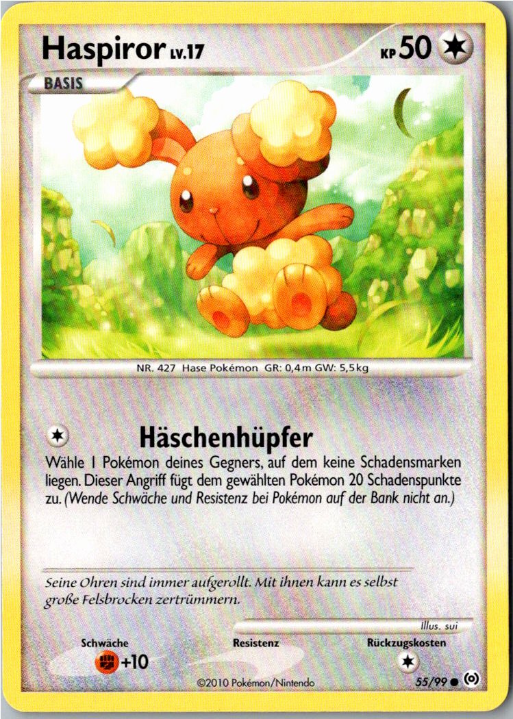 Haspiror 55/99 Arceus – Vorderseite