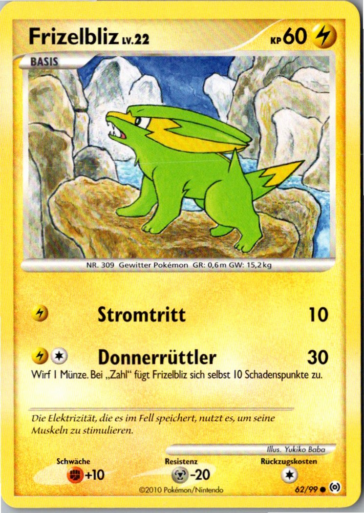 Frizelbliz 62/99 Arceus – Vorderseite