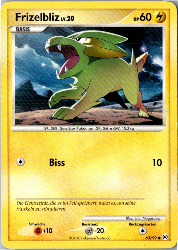 Frizelbliz 63/99 Arceus – Vorderseite