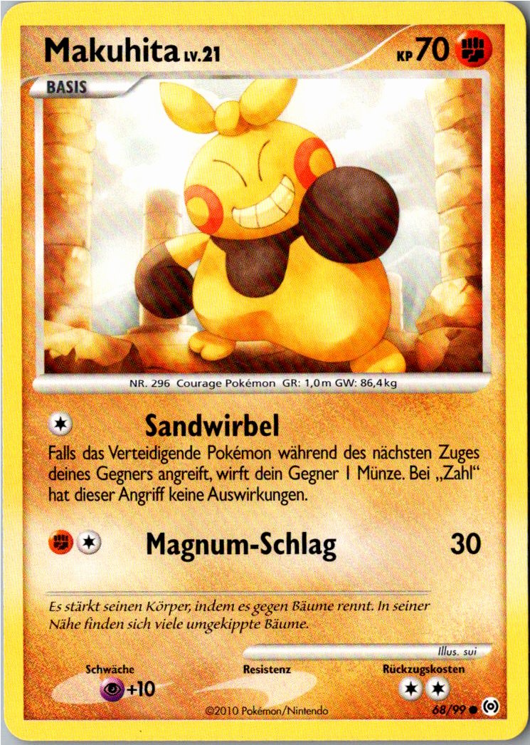 Makuhita 68/99 Arceus – Vorderseite
