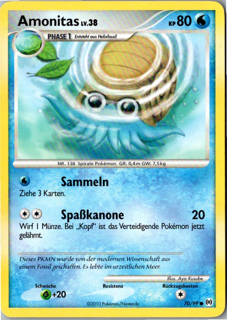 Amonitas 70/99 Arceus – Vorderseite