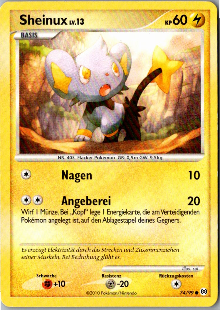 Sheinux 74/99 Arceus – Vorderseite