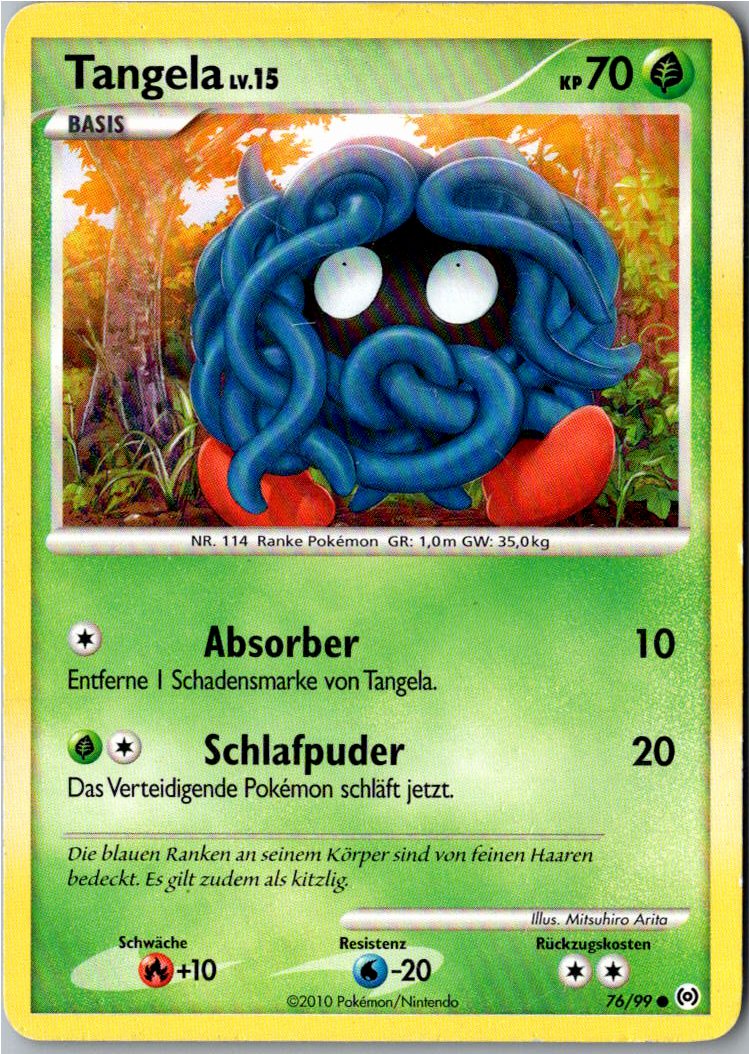 Tangela 76/99 Arceus – Vorderseite