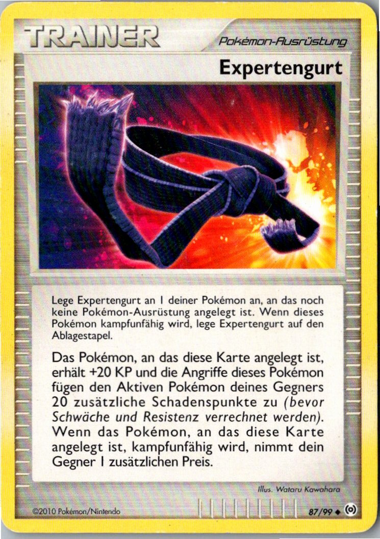 Expertengurt 87/99 Arceus – Vorderseite