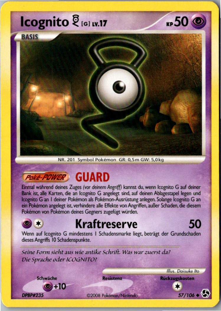 Icognito G 57/106 Epische Begegnungen – Vorderseite