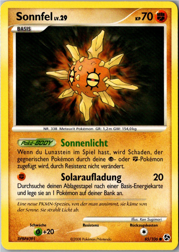 Sonnfel 85/106 Epische Begegnungen – Vorderseite