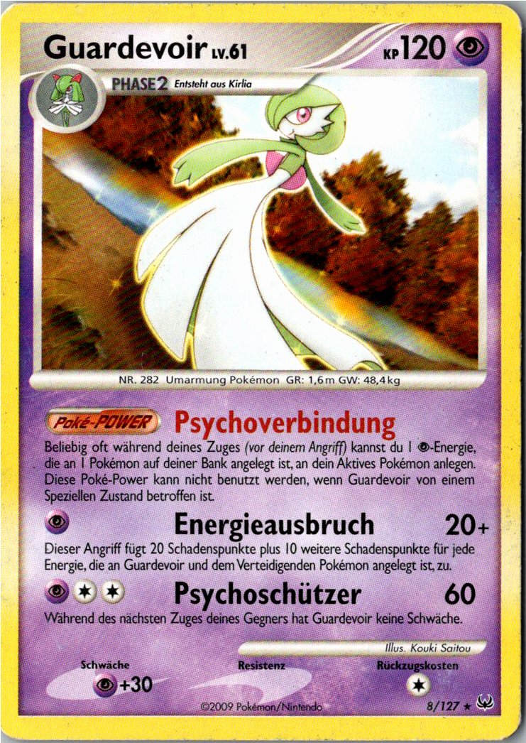 Guardevoir 8/127 Platin – Vorderseite