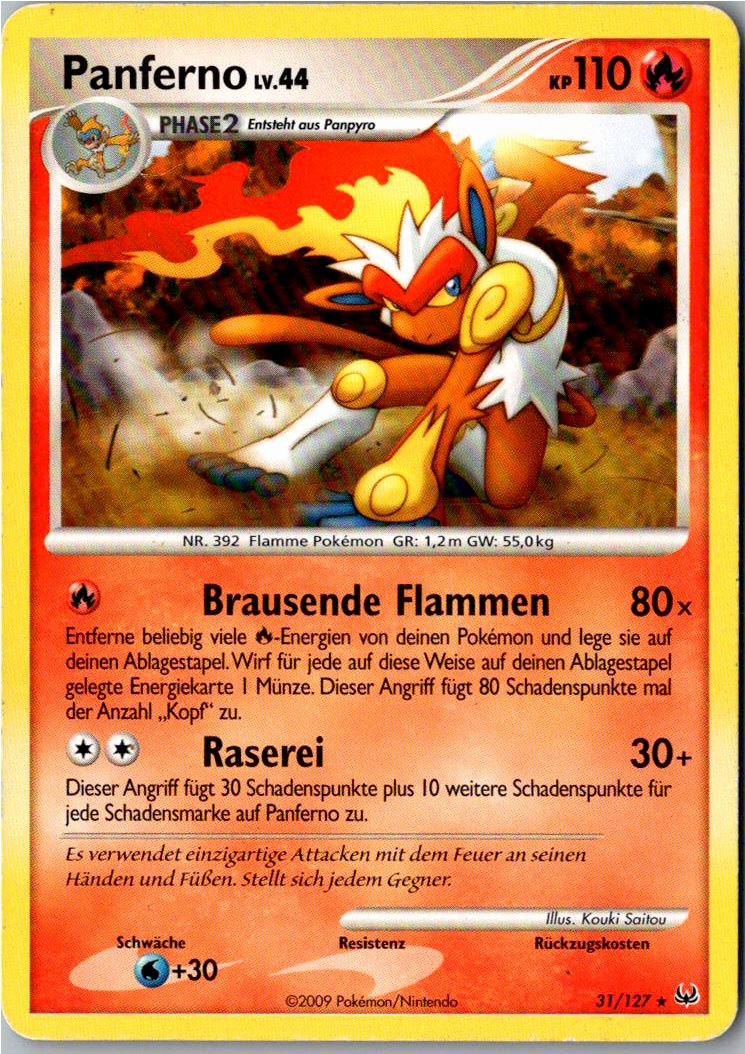 Panferno 31/127 Platin – Vorderseite