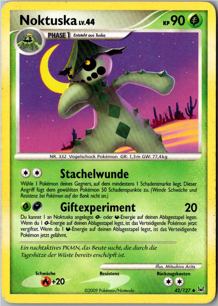 Noktuska 42/127 Platin – Vorderseite