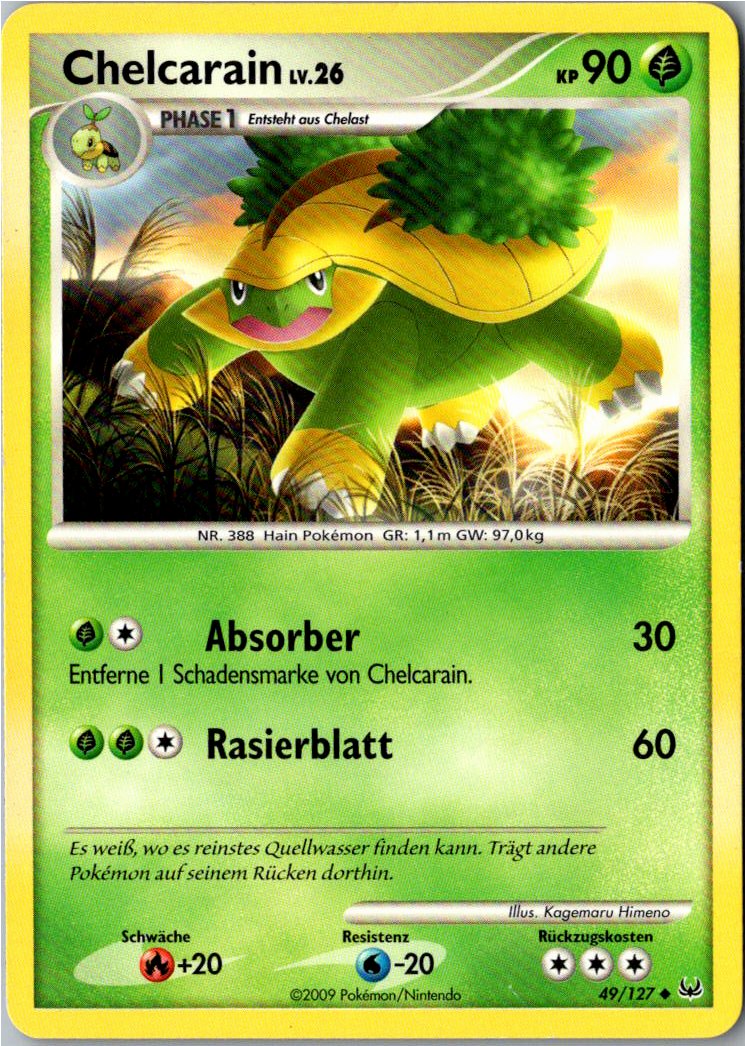 Chelcarain 49/127 Platin – Vorderseite