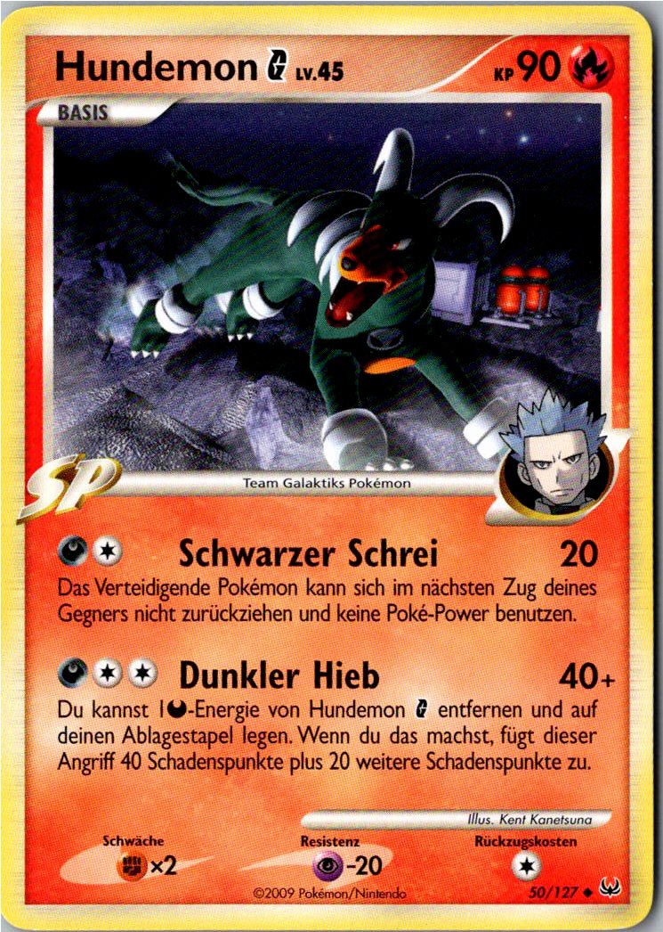 Hundemon 50/127 Platin – Vorderseite