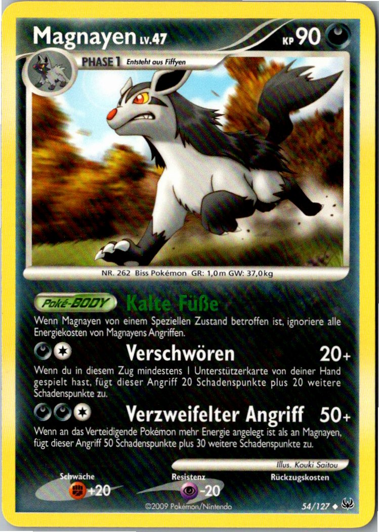 Magnayen 54/127 Platin – Vorderseite