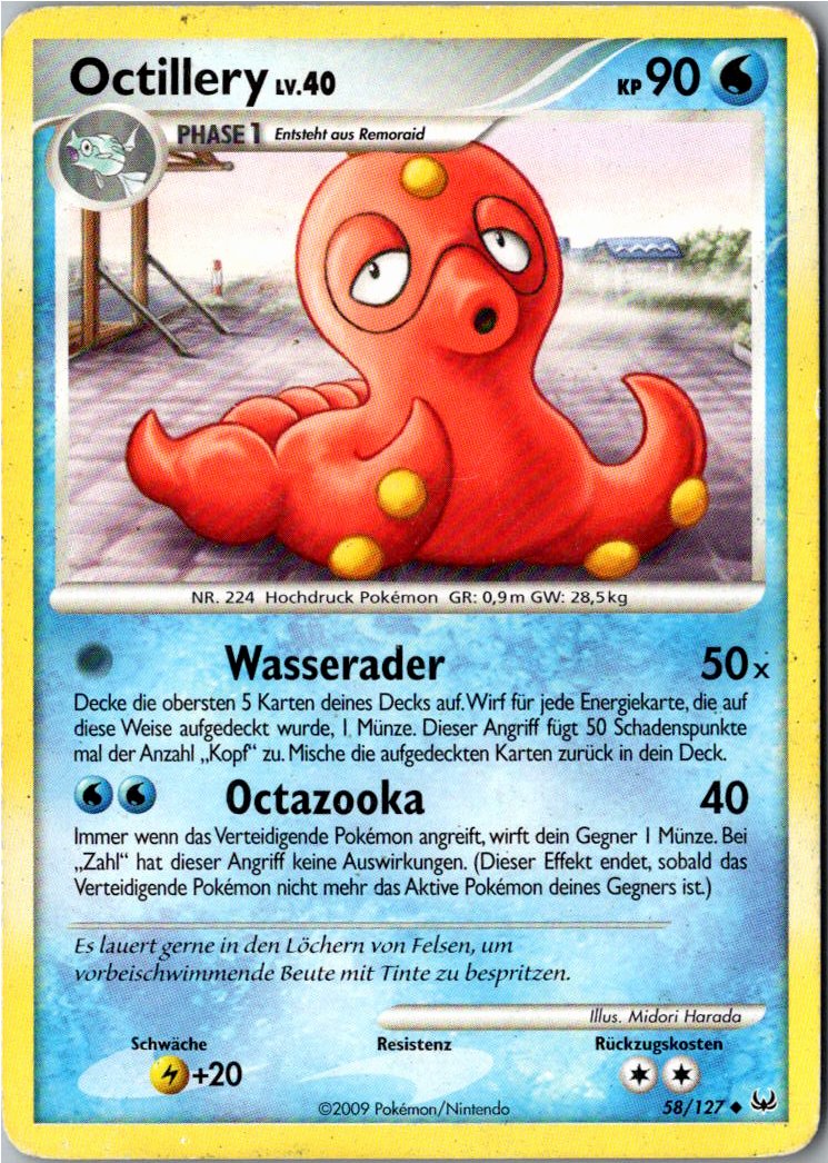 Octillery 58/127 Platin – Vorderseite