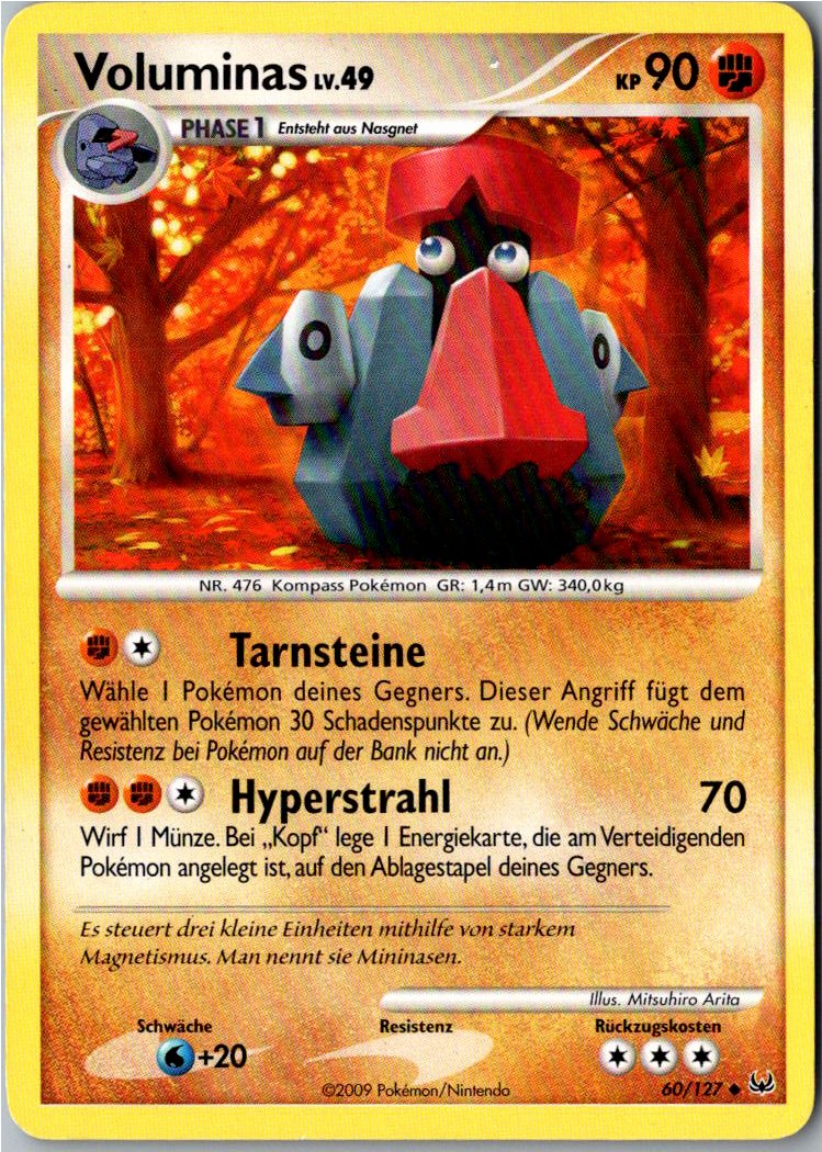 Voluminas 60/127 Platin – Vorderseite