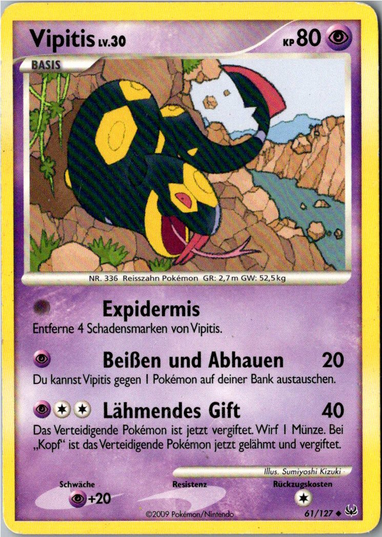 Vipitis 61/127 Platin – Vorderseite