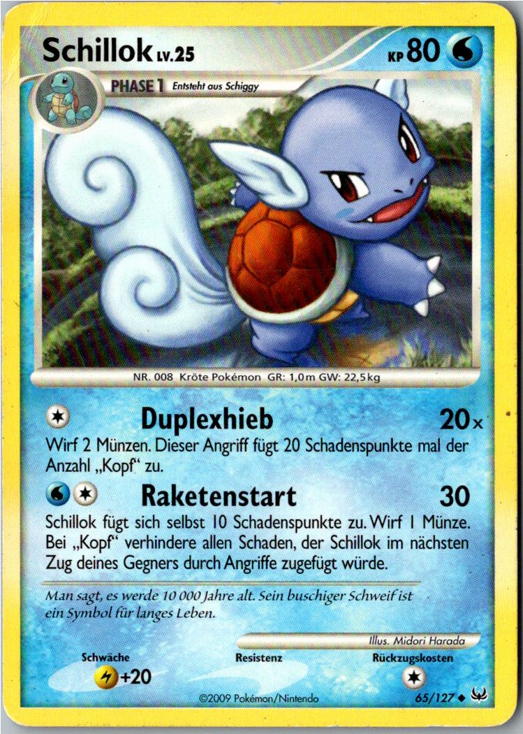 Schillok 65/127 Platin – Vorderseite
