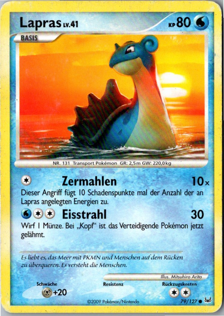 Lapras 79/127 Platin – Vorderseite