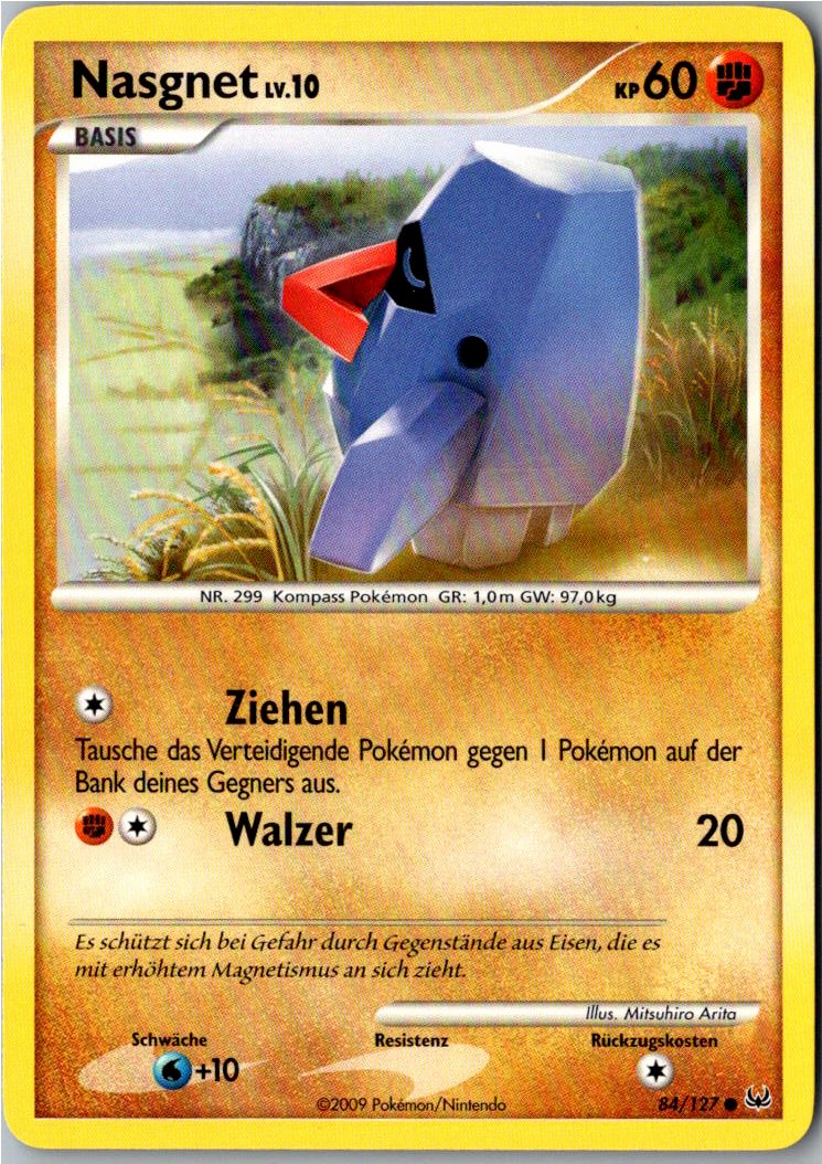 Nasgnet 84/127 Platin – Vorderseite