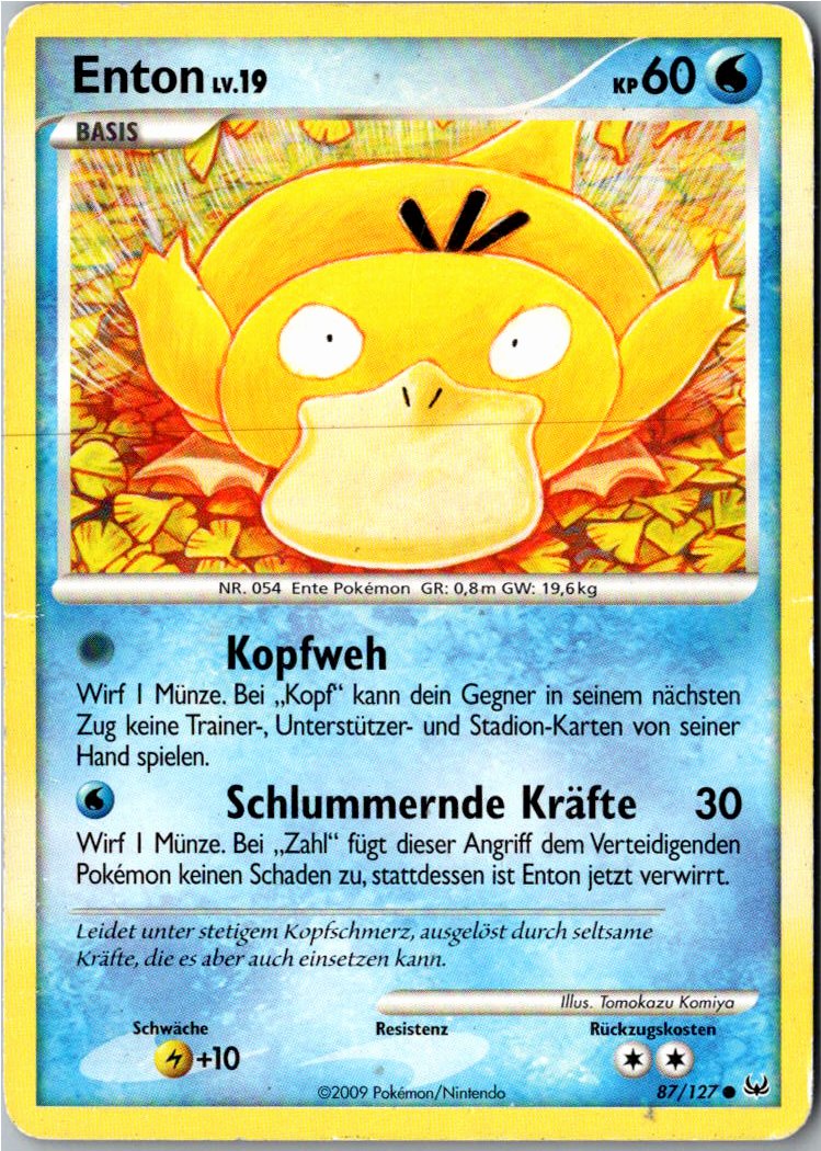 Enton 87/127 Platin – Vorderseite