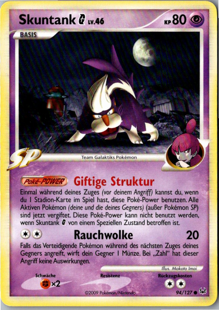 Skuntank 94/127 Platin – Vorderseite