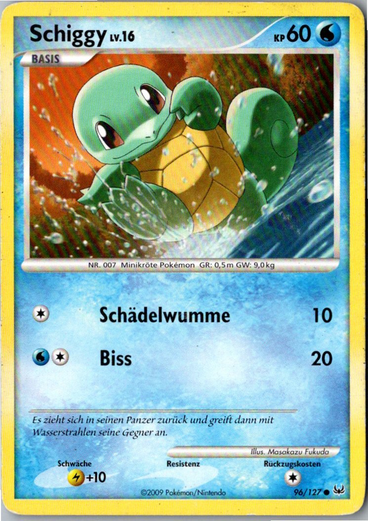 Schiggy 96/127 Platin – Vorderseite