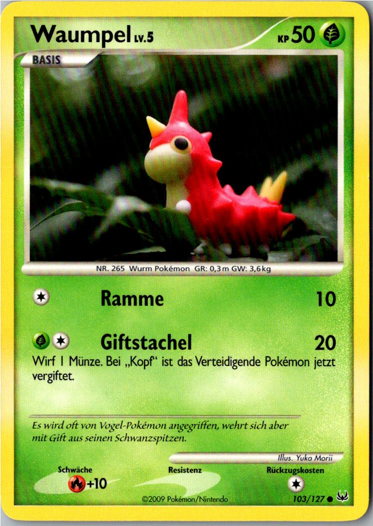 Waumpel 103/127 Platin – Vorderseite