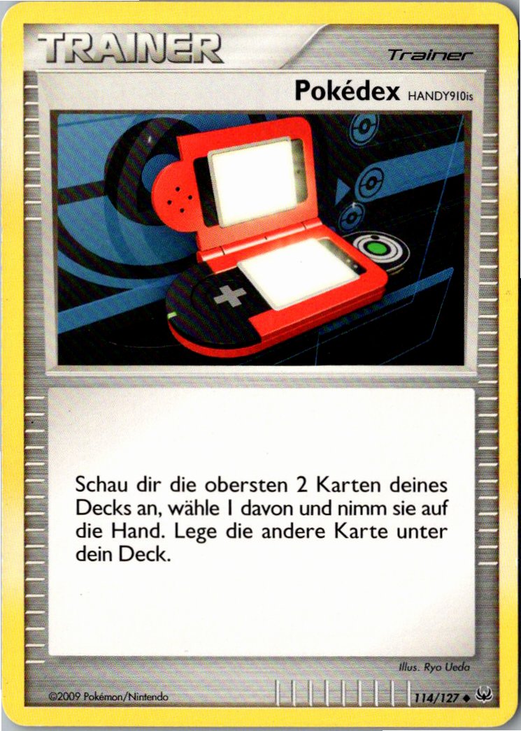 Pokedex 114/127 Platin – Vorderseite