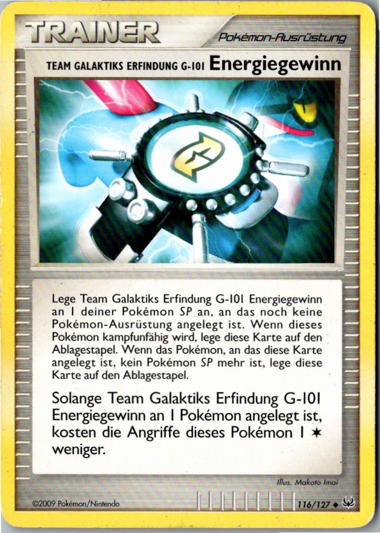 Energiegewinn 116/127 Platin – Vorderseite