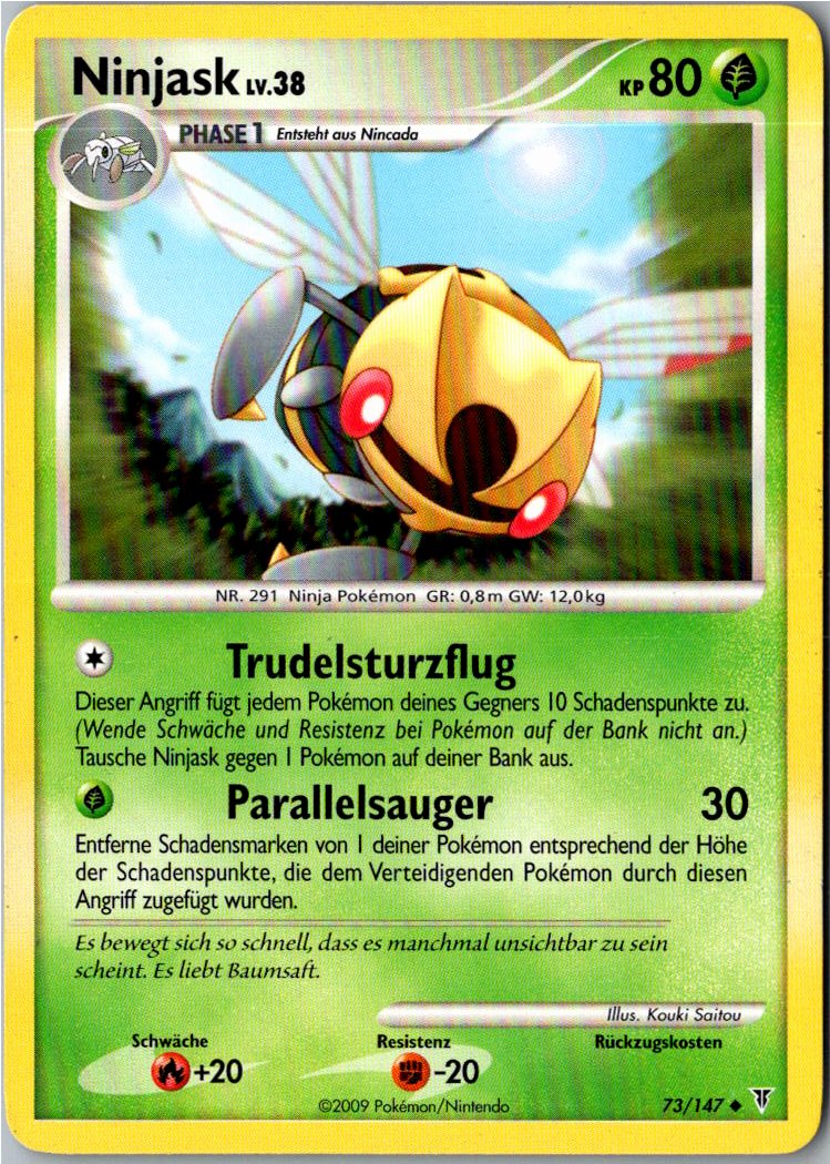 Ninjask 73/147 Ultimative Sieger – Vorderseite