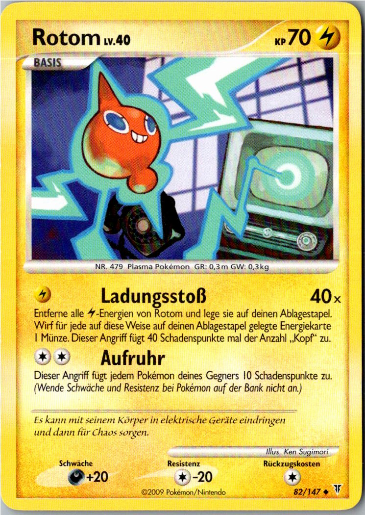 Rotom 82/147 Ultimative Sieger – Vorderseite