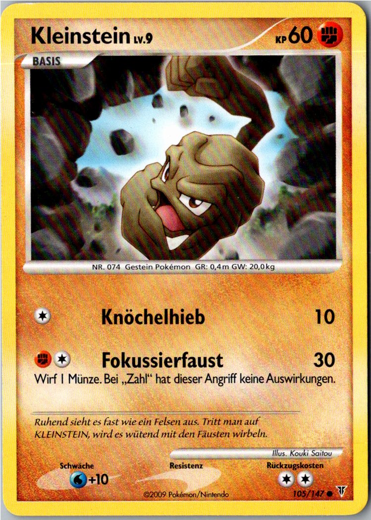 Kleinstein 105/147 Ultimative Sieger – Vorderseite