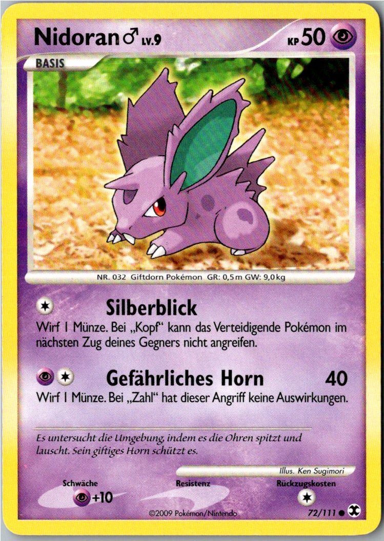 Nidoran 72/111 Aufstieg der Rivalen – Vorderseite