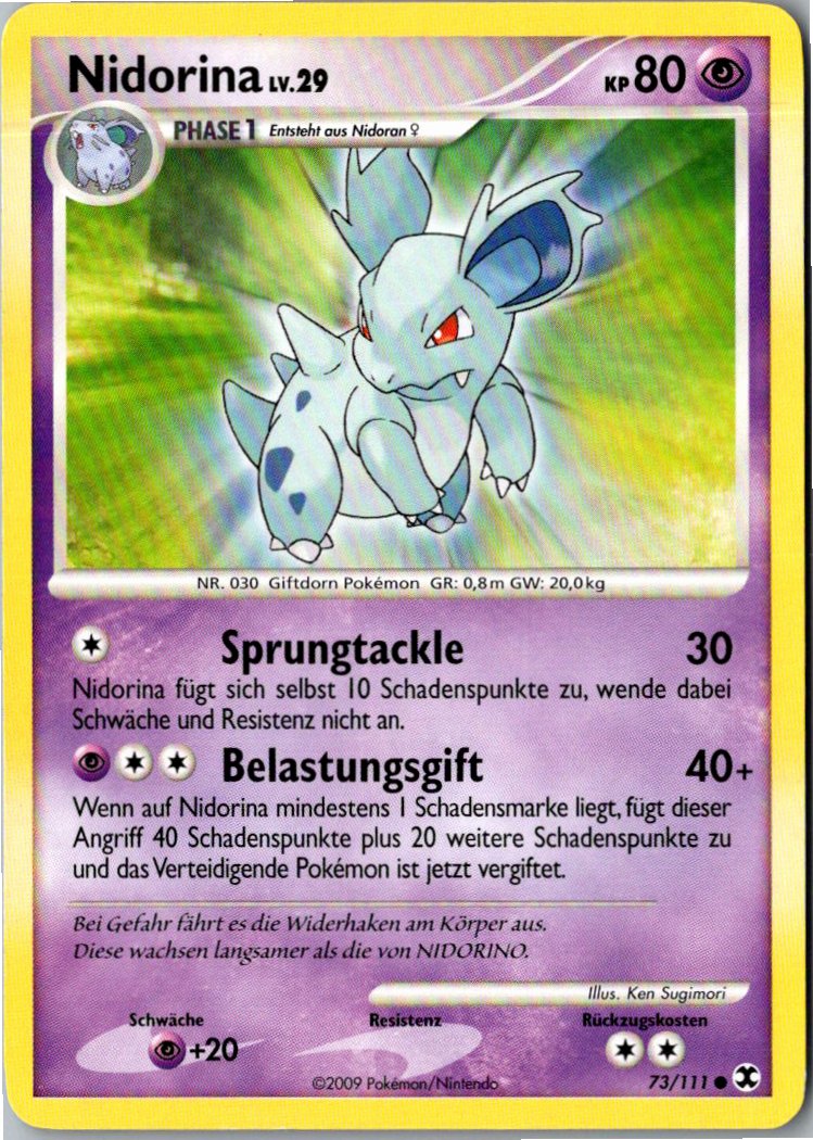 Nidorina 73/111 Aufstieg der Rivalen – Vorderseite