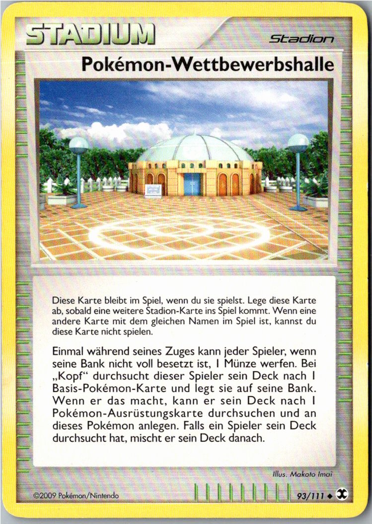 Pokemon-Wettbewerbshalle 93/111 Aufstieg der Rivalen – Vorderseite
