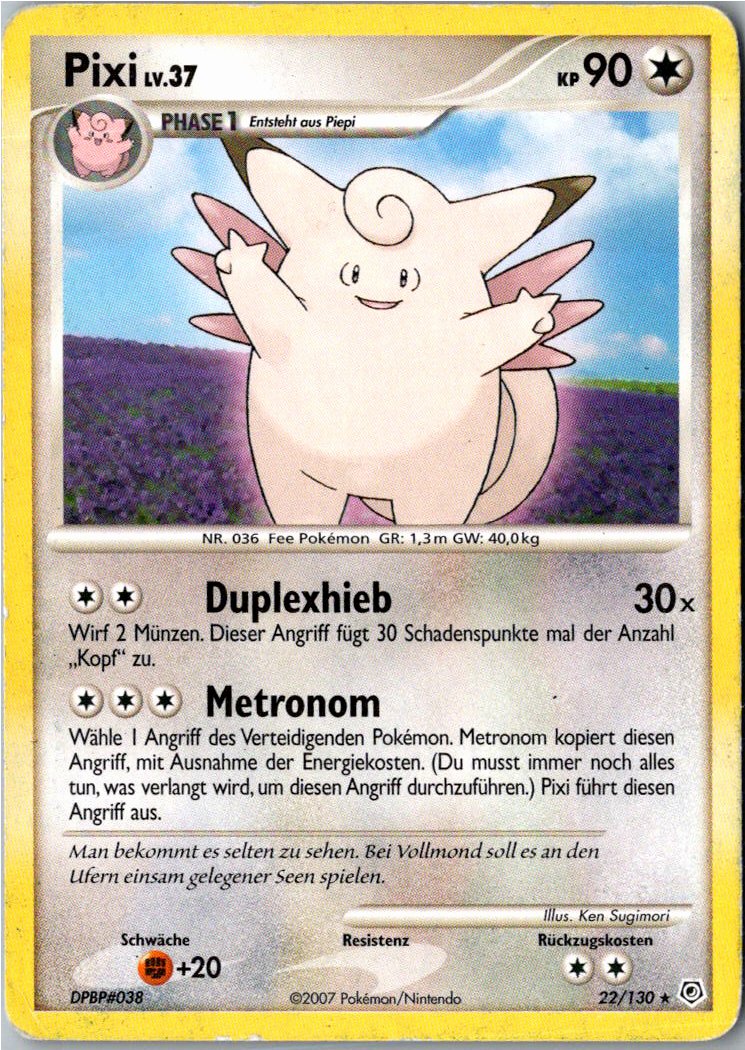Pixi 22/130 Diamant & Perl – Vorderseite