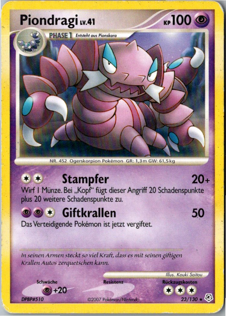 Piondragi 23/130 Diamant & Perl – Vorderseite