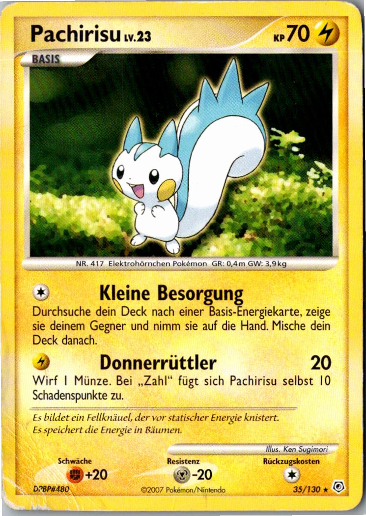 Pachirisu 35/130 Diamant & Perl – Vorderseite