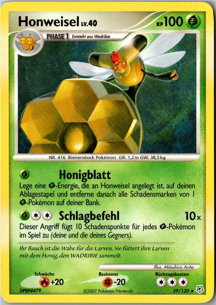 Honweisel 39/130 Diamant & Perl – Vorderseite